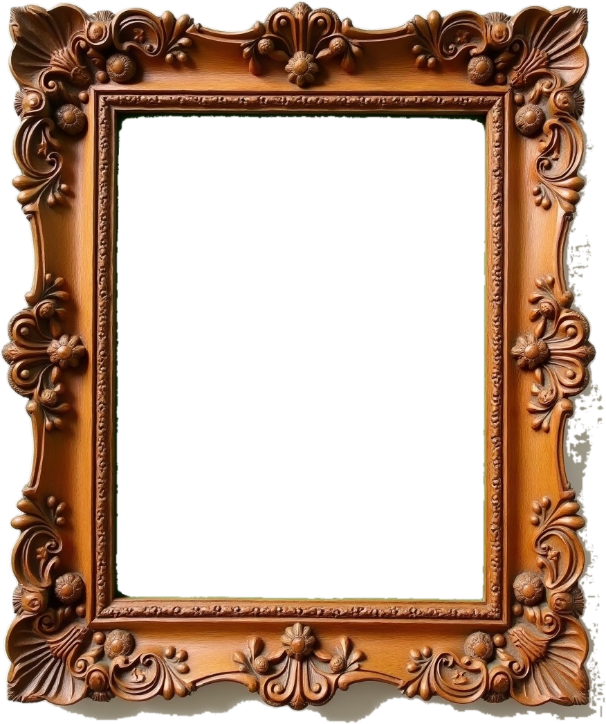 Carved Teak frame