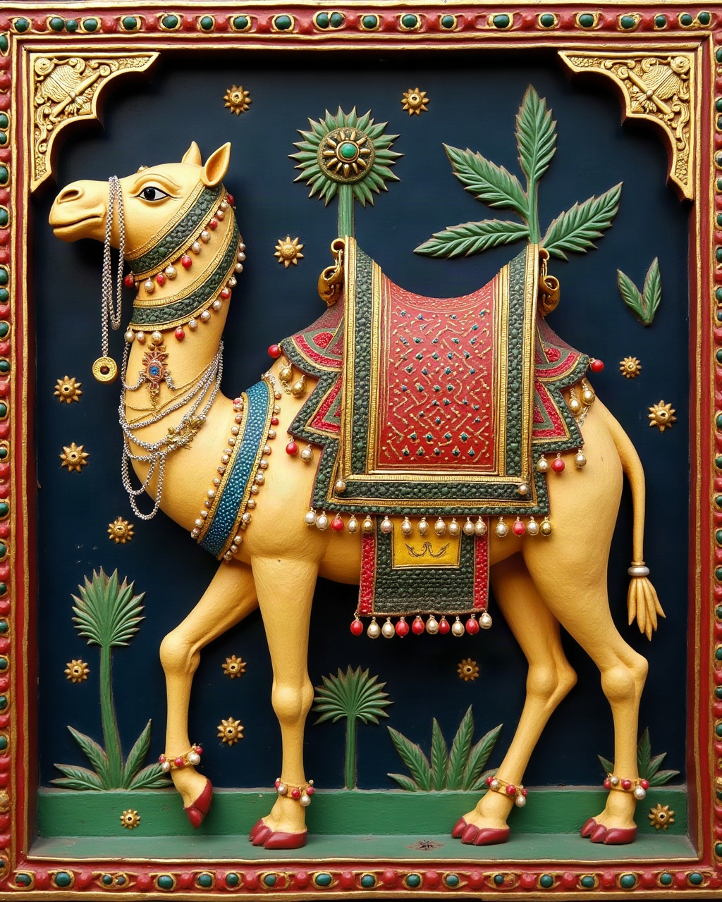 The Royal Camel, Thanjavur painting