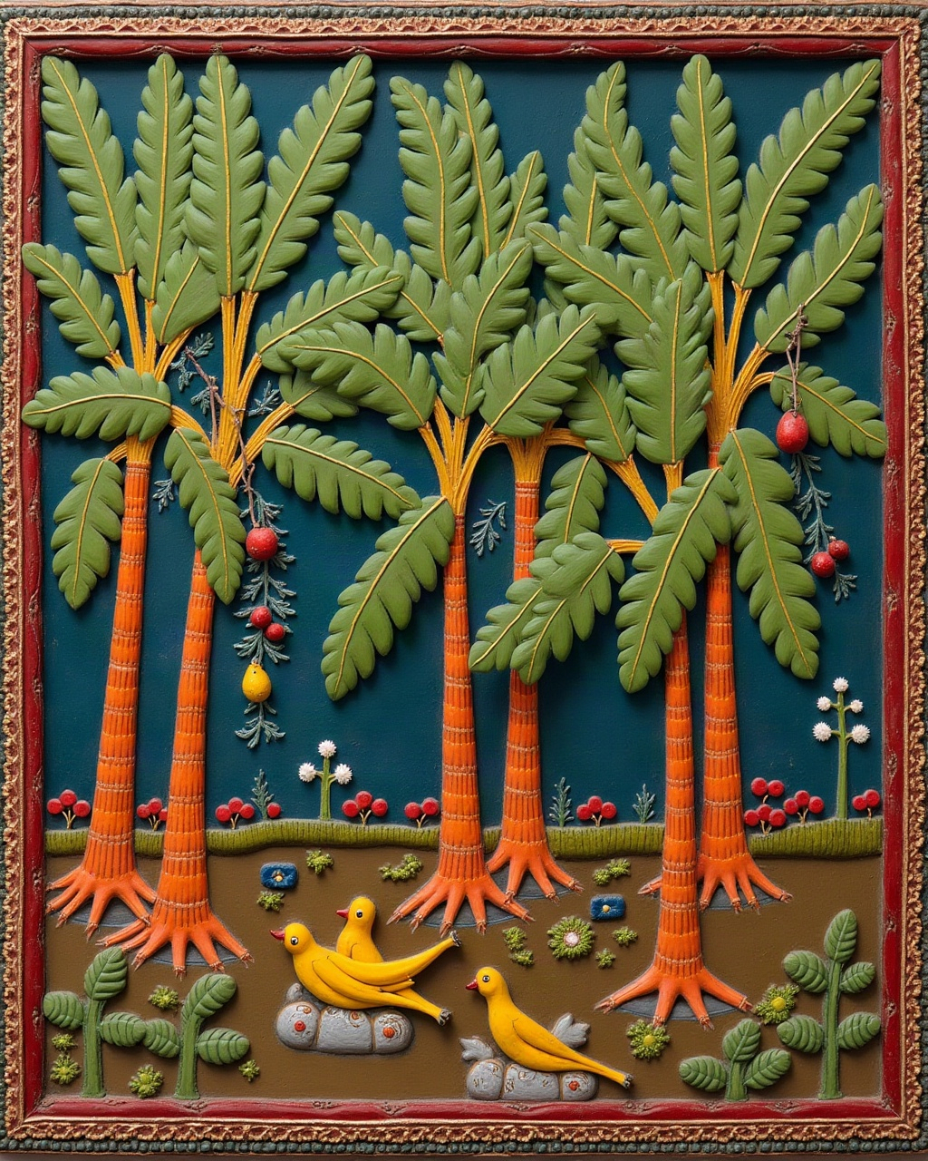 Banana Grove, Thanjavur painting