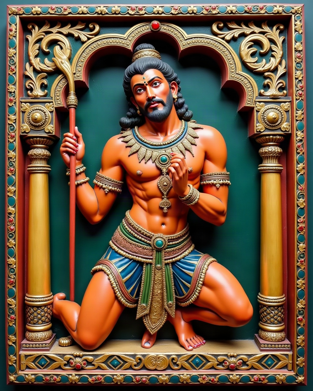 Hanuman, Thanjavur painting