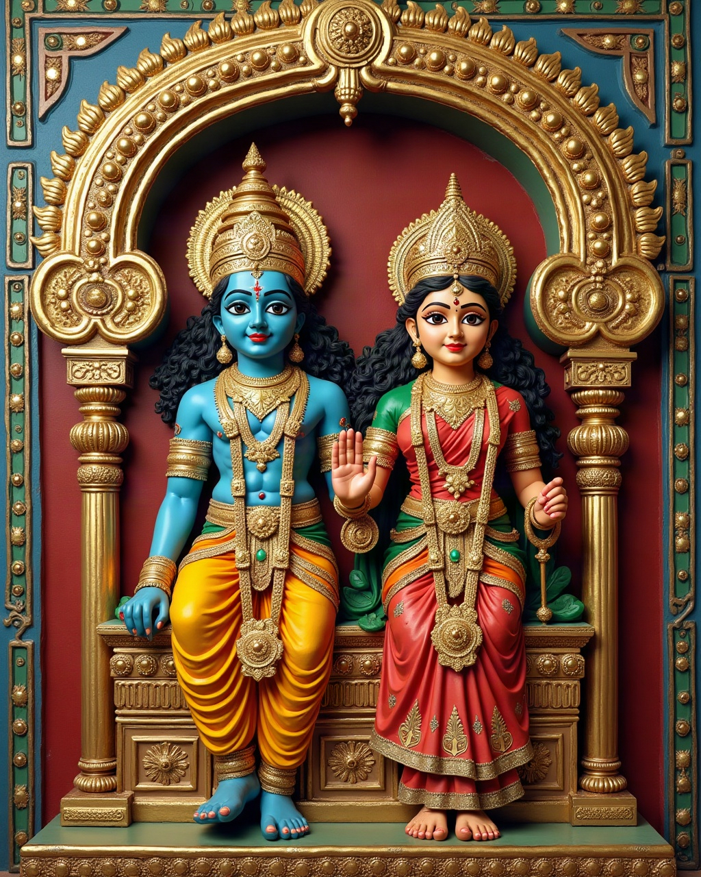 Rama Pattabhishekam, Thanjavur painting