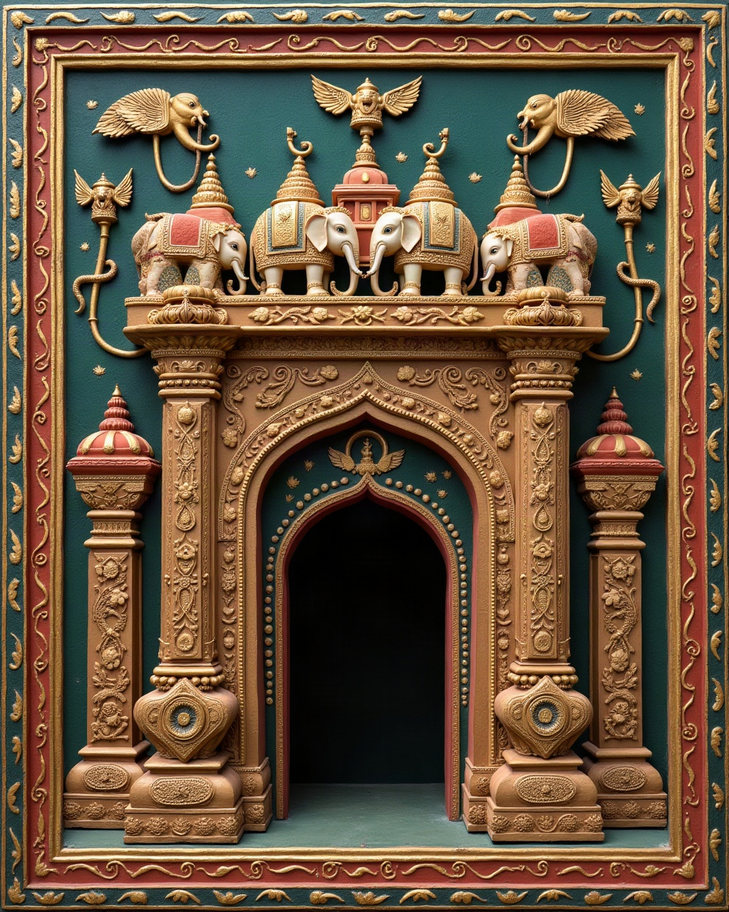 The Fort Gateway, Thanjavur painting