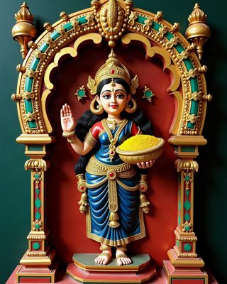 Annapurna, Thanjavur painting