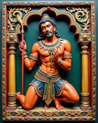 Hanuman, Thanjavur painting