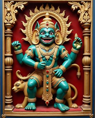 Narasimha, Thanjavur painting