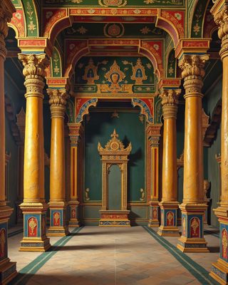The Durbar Hall, Thanjavur painting