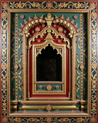 The Palace Window, Thanjavur painting